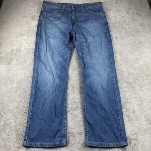 Levis 514 Straight Fit Jeans Mens 36x29 Blue Medium Wash Mid‎ Rise